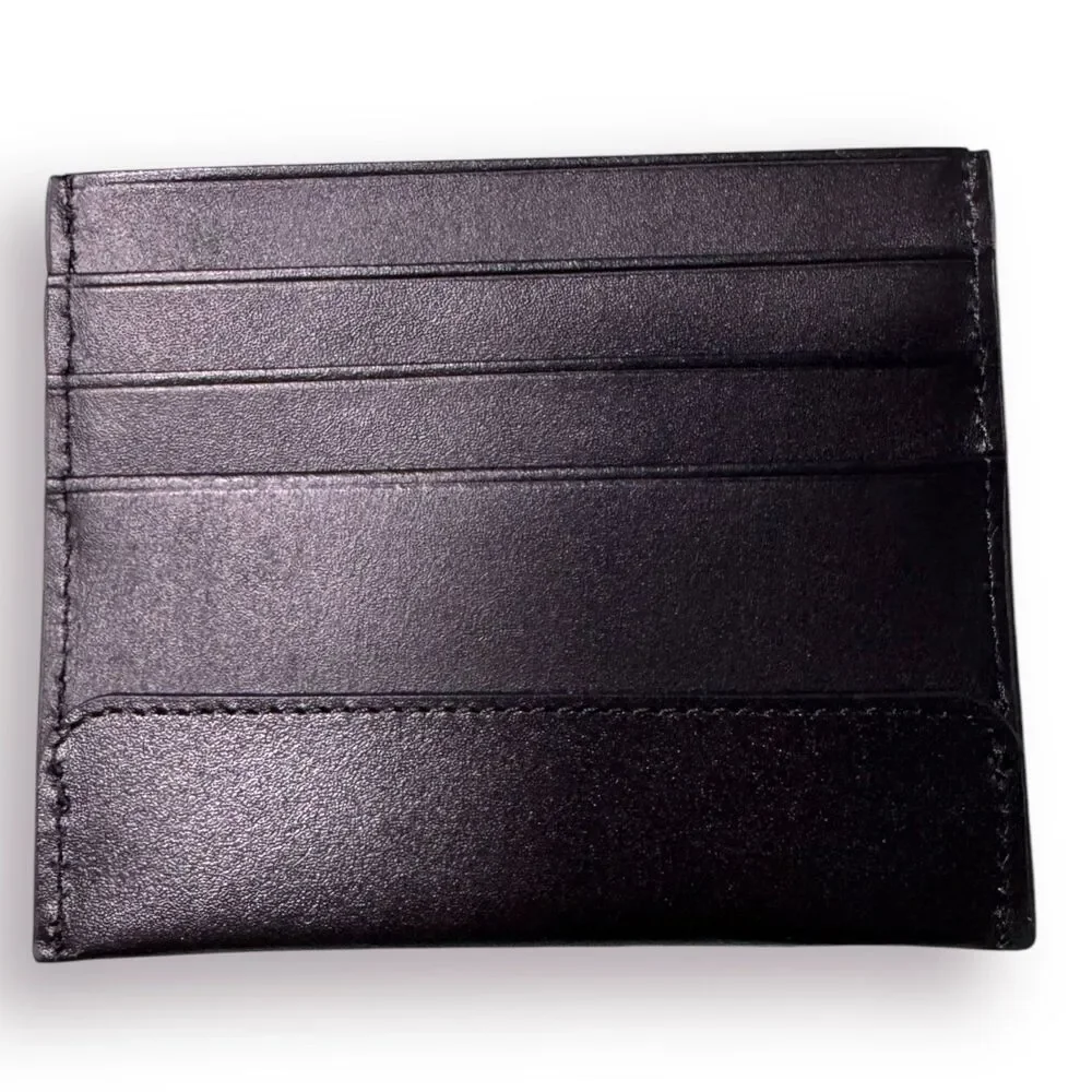 Moleskine Leather Card Holder‎ Black Wallet